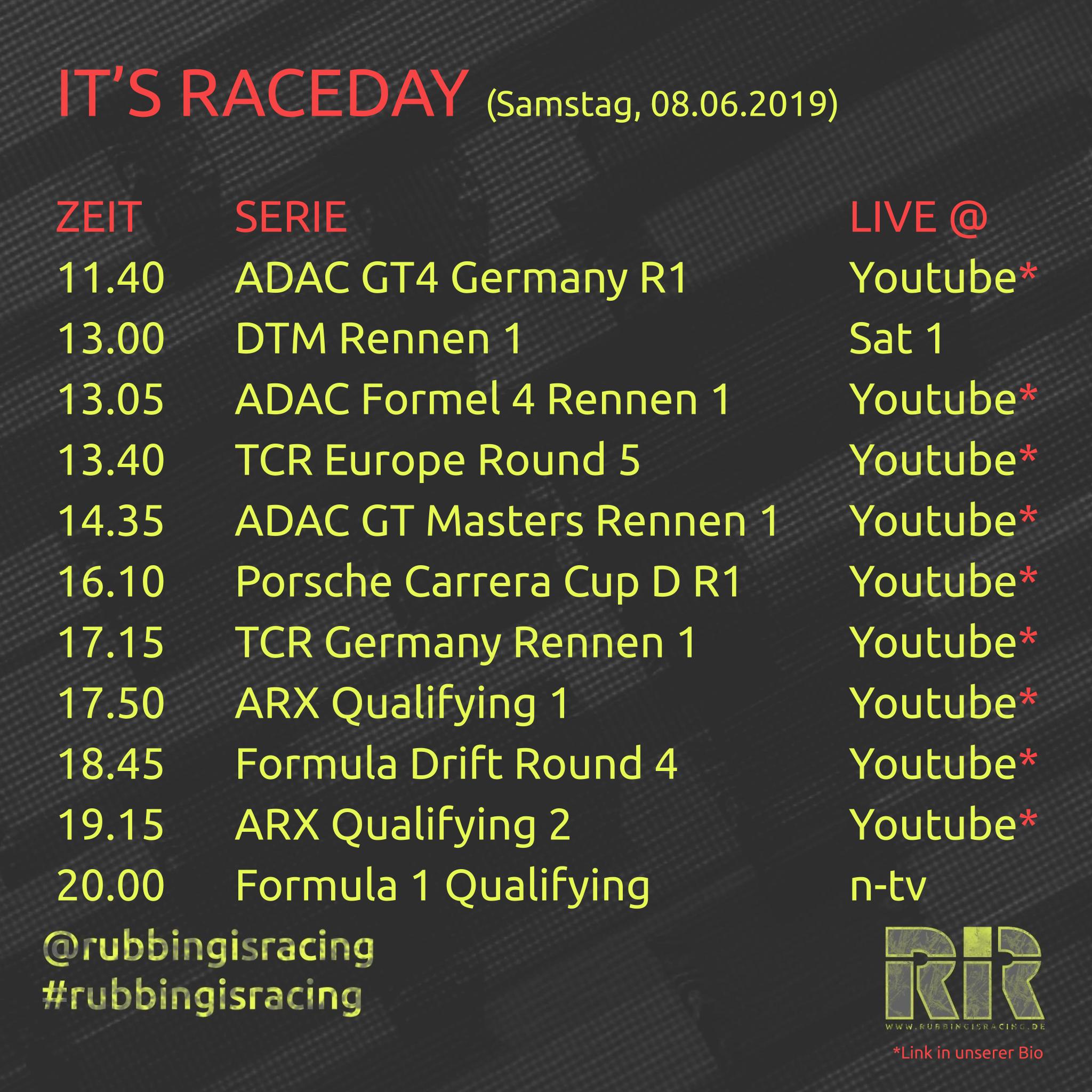Raceday 08.06.2019