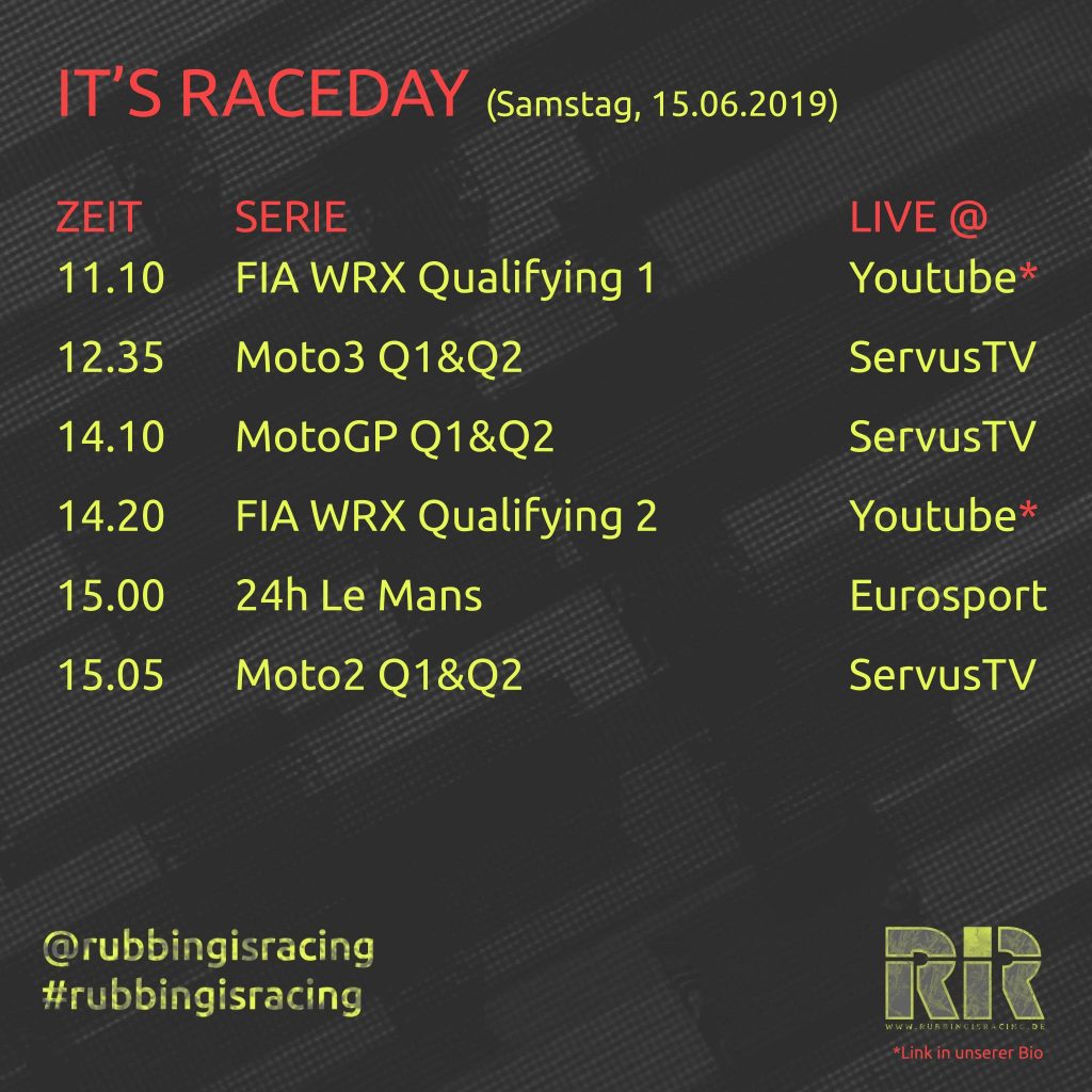 IT'S RACEDAY 15.06.2019