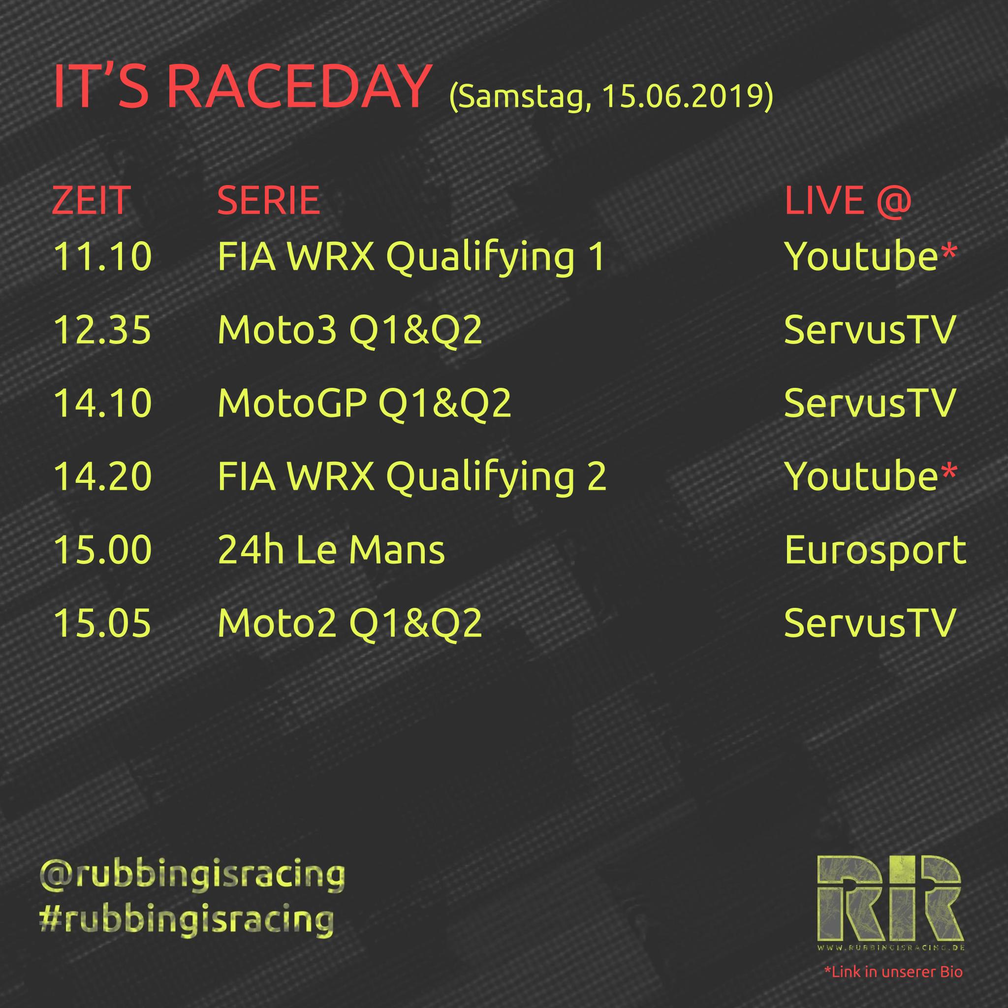 IT'S RACEDAY 20190615