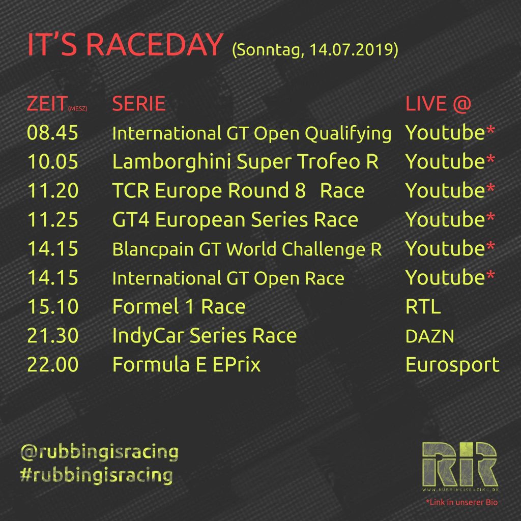 IT'S RACEDAY 20190714