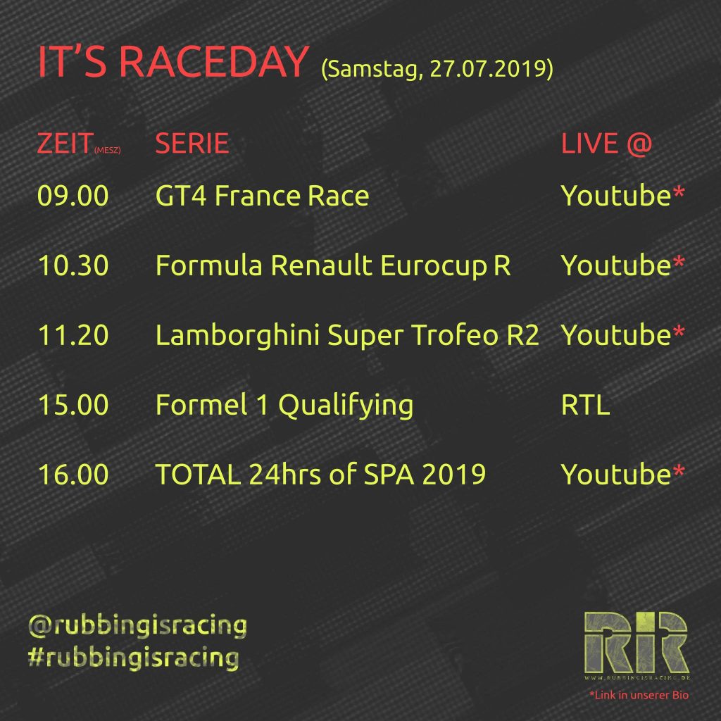 IT'S RACEDAY 20190727