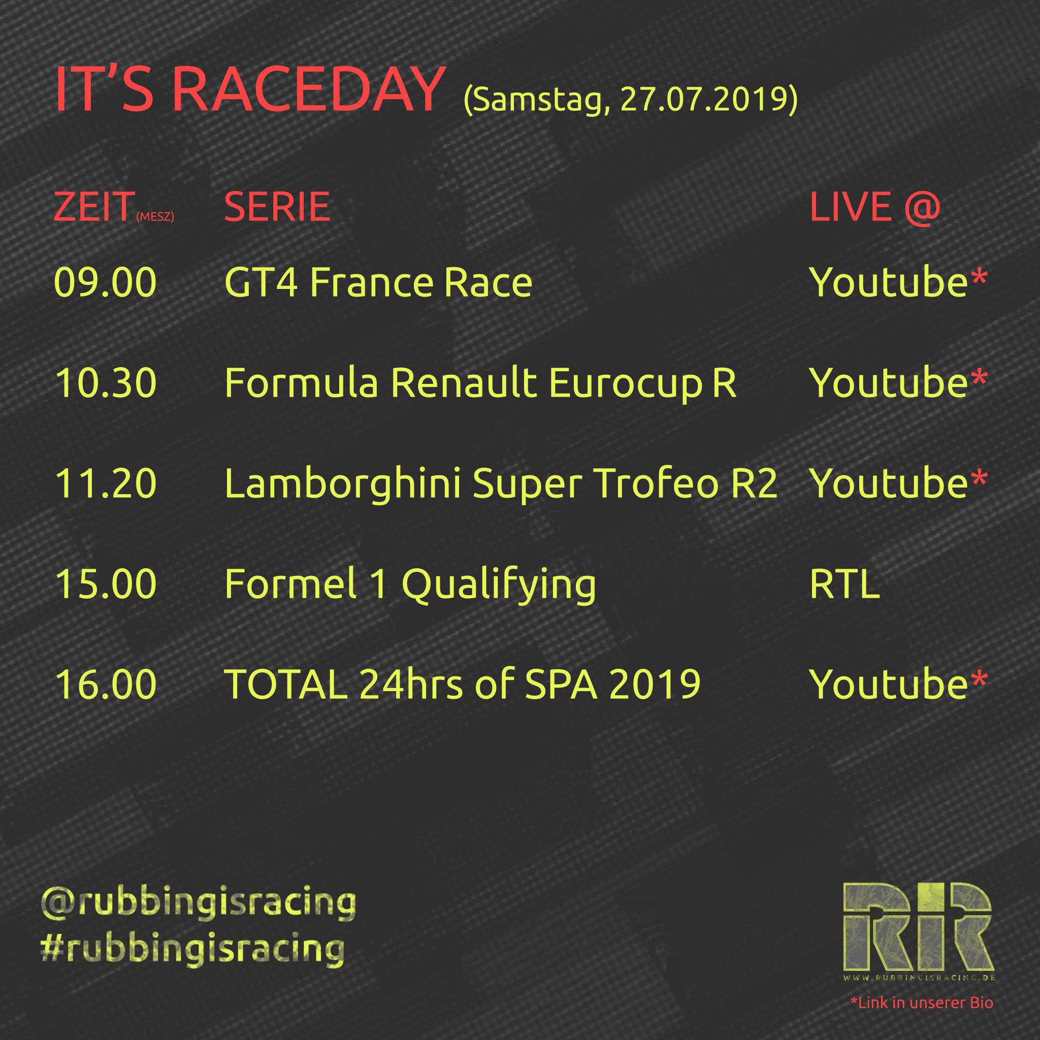 IT'S RACEDAY 20190727