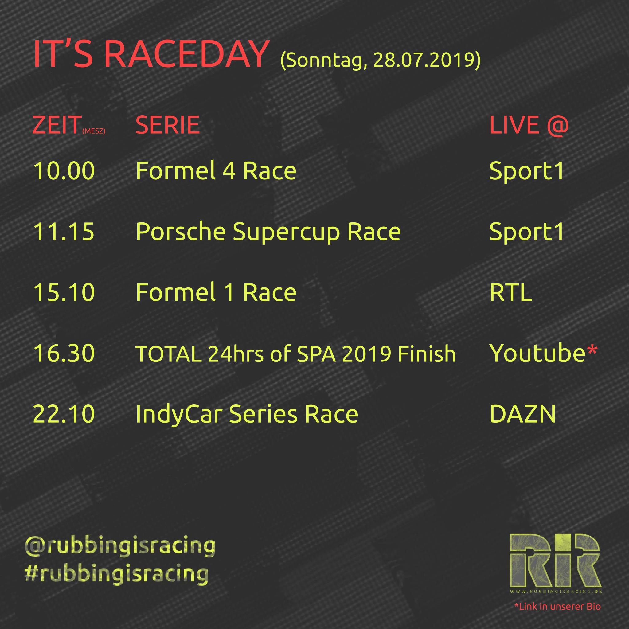 ITS RACEDAY 20190728