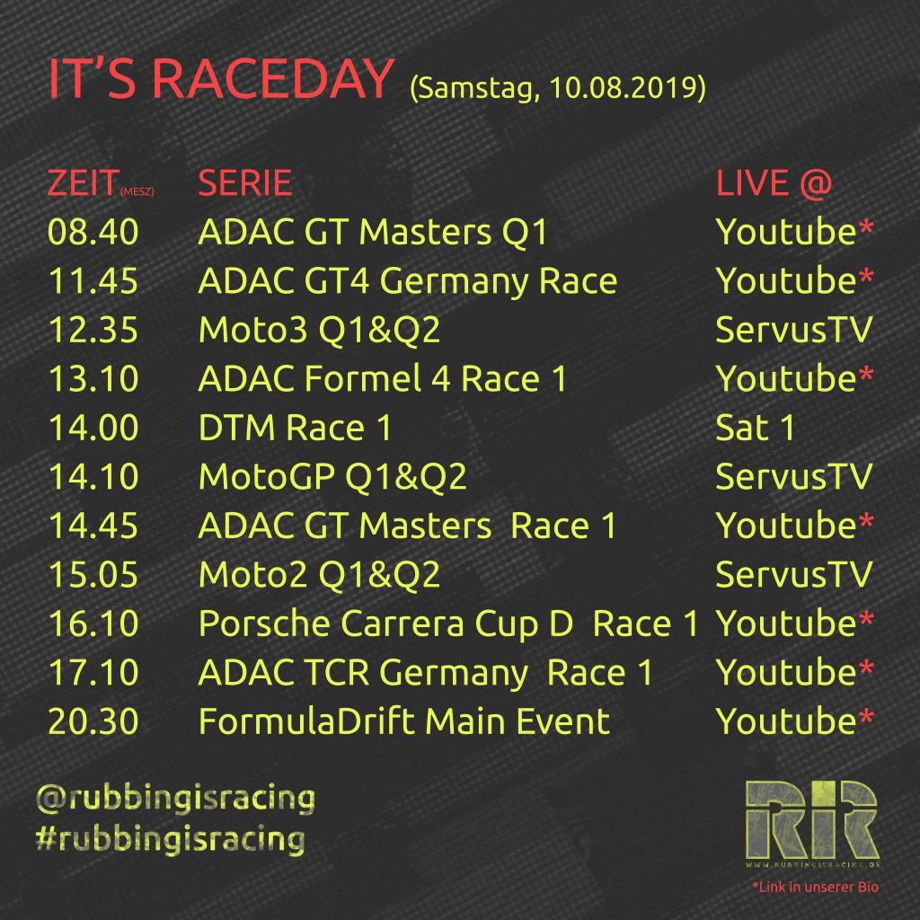 IT'S RACEDAY 20190810
