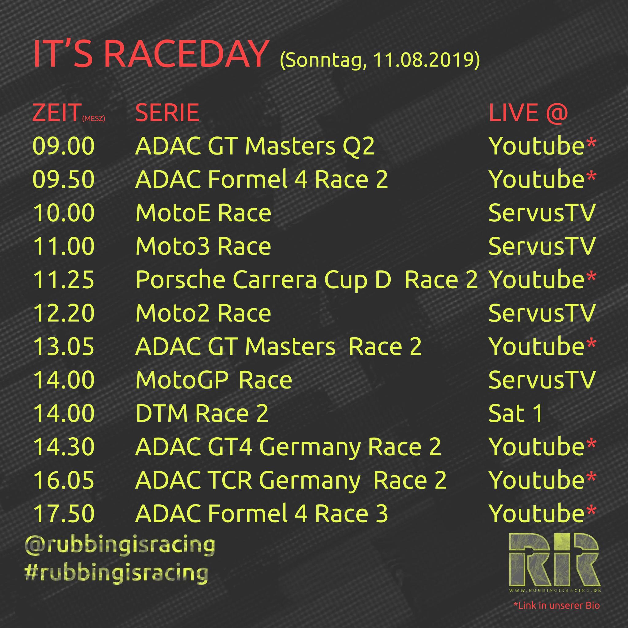 Raceday 20190811