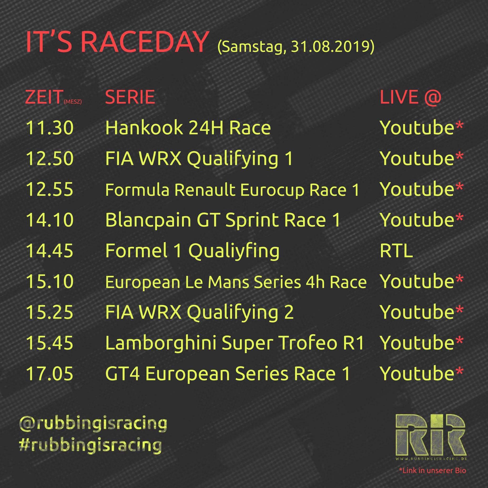 RACEDAY 20190831