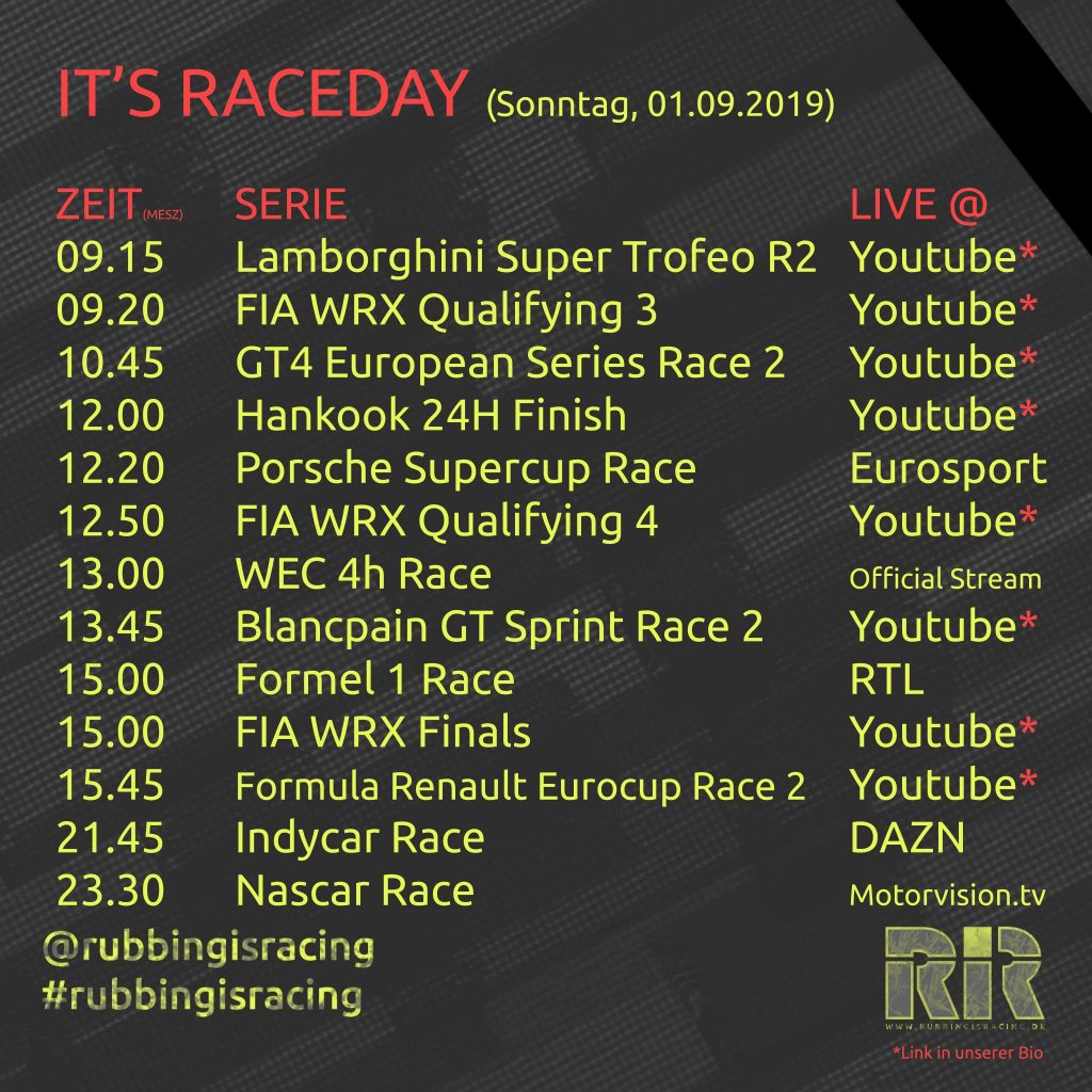 RACEDAY 20190901