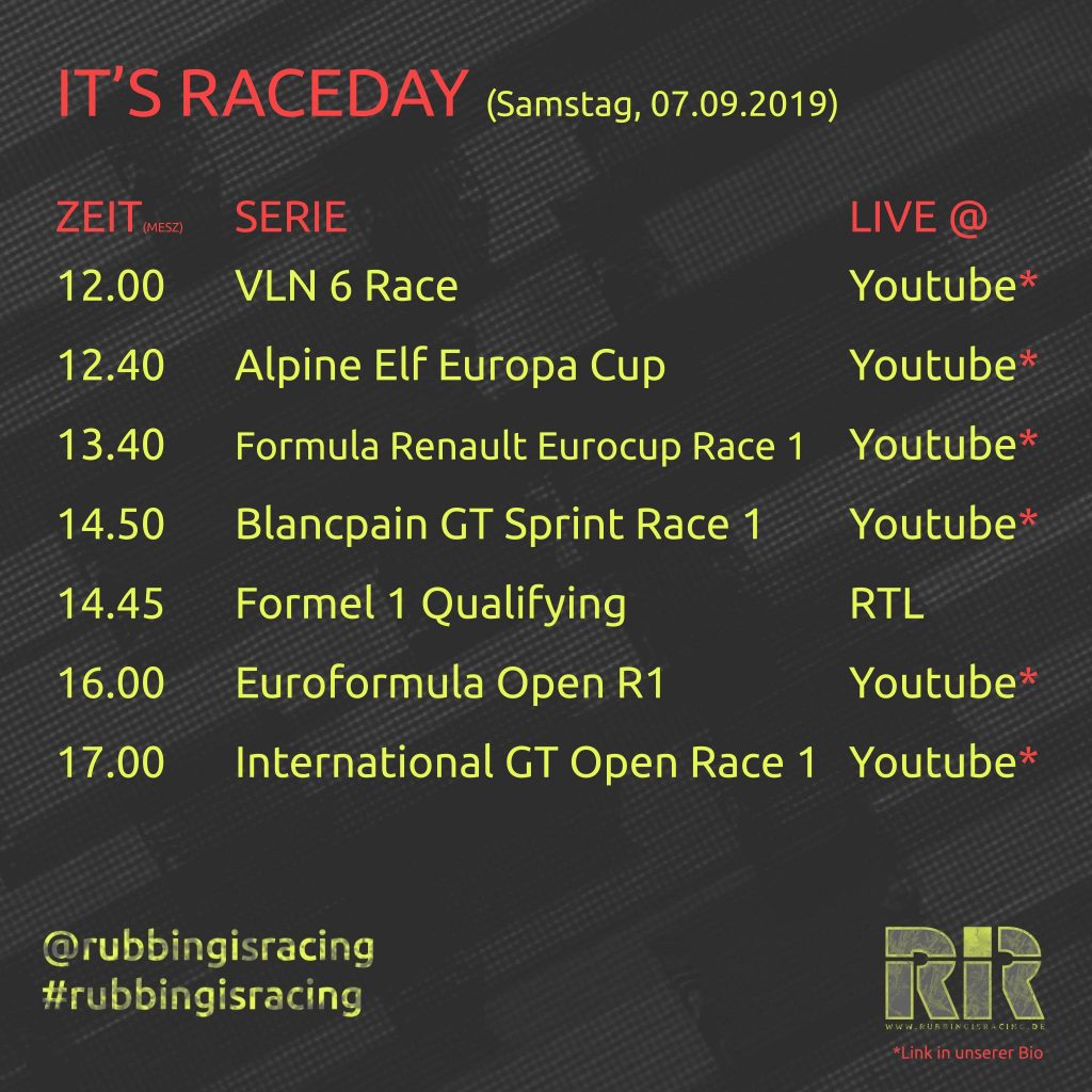 Raceday 20190907