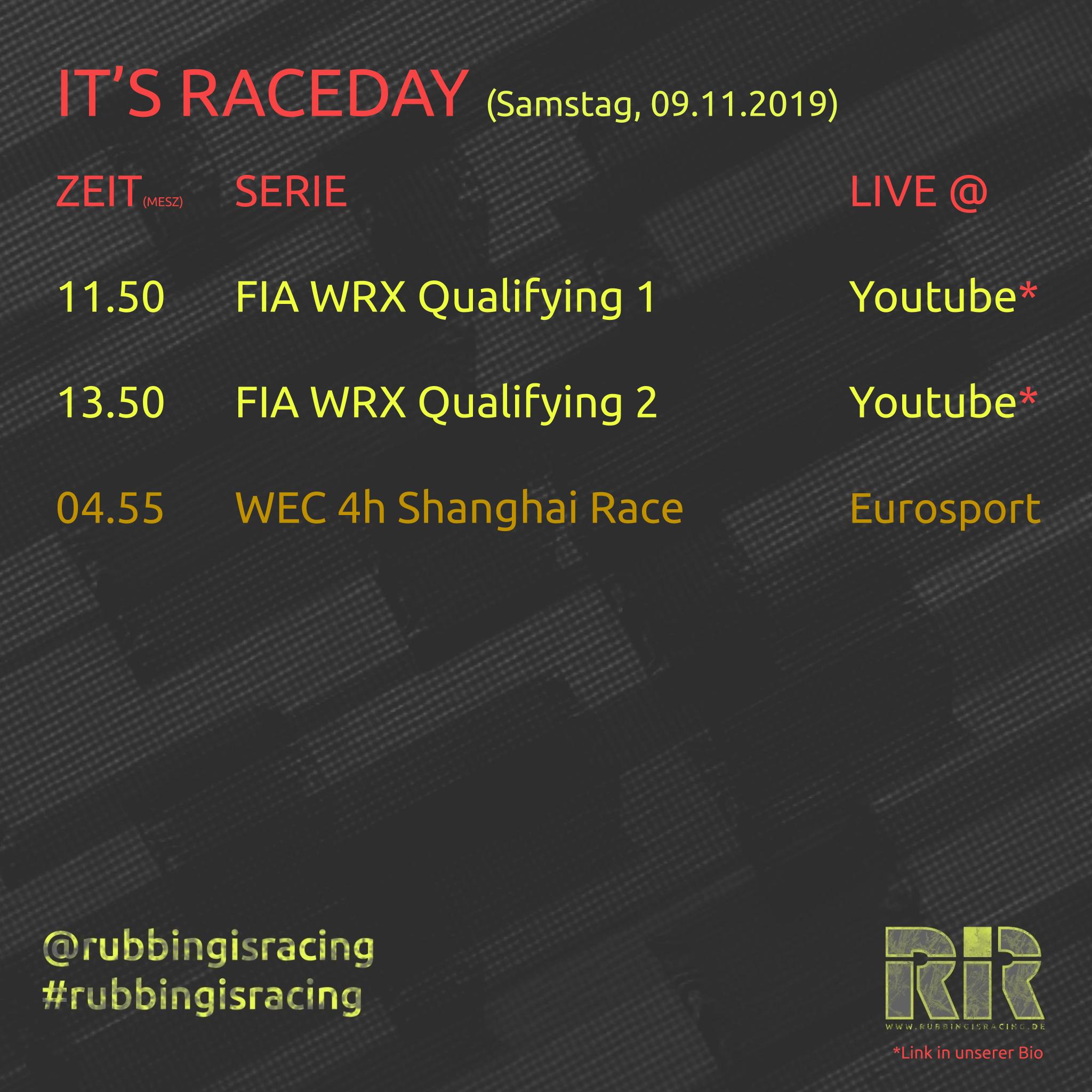 ITS RACEDAY 20191109