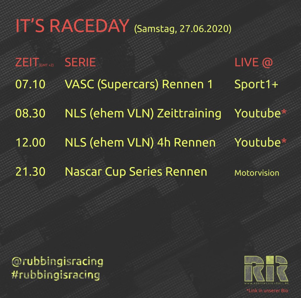 Raceday 27.06.2020